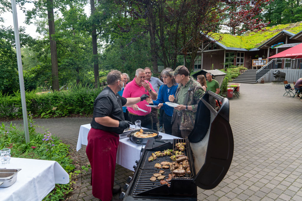 Grillabend beim LJV-Hessen Seminar Wild fotografieren und grillen
